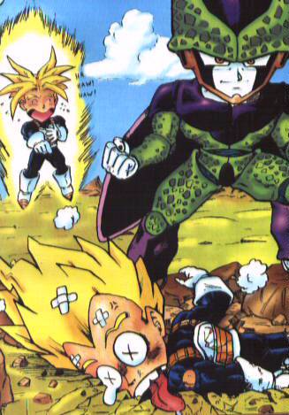 vegita vs cell